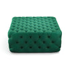 Chesterfield 92cm Extra Large Velvet Coffee Table Footstool Pouffe Seat Ottoman