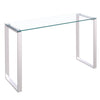 Tempered Glass Side Table Cocktail Center Coffee Console End Table Square Legs