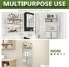 Over The Toilet Storage Rack Cabinet Organizer Shelf Bathroom Space Saver 3 Tier