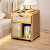 1 Drawer Compact Wooden Bedroom Bedside Cabinet Furniture Nightstand Side Table