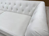 DFS ‘Libertie’ 4 Seater Sofa Cream Sensual Velvet Plush Chesterfield BRAND NEW