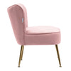 Scallop Back Armchair Cocktail Sofa Accent Seat Living Bedroom Cafe Lounge Sofa