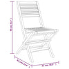 Folding Garden Chairs 8 pcs 47x62x90 cm Solid Wood Teak