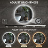 Illuminate LED Bathroom Mirror Dual Light 3 Color Dimmable Makeup Mirror 60x60