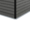 Galvanized Outdoor Storage Shed Black Utility Room Tool Room Durable and Sturdy