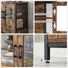 Industrial Style Cabinet Vintage Retro Cupboard Storage Unit Furniture Rustic