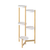2-5 Tiers Bamboo Plant Stand Corner Flower Pot Holder Display Shelf Rack