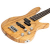Glarry Basswood 24 Frets Electric GIB Bass Guitar w/ Bag Wire Tools Burlywood