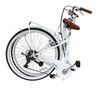 Ecosmo 26" Wheel Folding Ladies Women City Bicycle Bike 7 SP, 17" -26LF08W+B