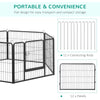 Heavy Duty Puppy Play Pen, 12 Panels Pet Exercise Pen, for Indoors, Outdoors