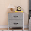 Fabric Cabinets Storage Unit Metal Frame Chest of Drawer Organiser Bedside Table