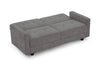 Brand New Grey 3 Seater Sofa Bed with Sleeping Area and Under Seat Storage