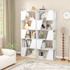 Bookcase 5-Tier Tall Bookshelf Shelving Unit Book Storage Rack for Living Room