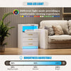 Bedside Table with Charging Station & Led Lights, Bedside Cabinet with 3 Drawers