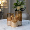 3 OR 5PCS LED Flameless Candles Remote Flickering Pillar Timer Battery Operated