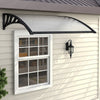 Door Canopy Awning Shelter Outdoor Porch Front Back Window Roof Rain Cover Panel