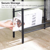 HOOBRO Slim Side Table with Charging Station Narrow End Table Bedside Table