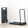 Steel Folding Motorised Home Treadmill Walking Machine with LCD Monitor Blue