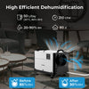Dehumidifier Commercial Dehumidifier w/Drain Hose-Black
