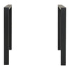 2x Table Bench Legs Metal Industrial Dining Coffee Desk Square Frame Replacement