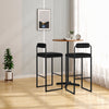2/4/6x Counter Height Bar stools with Backrest Breakfast Cafe Kitchen Barstools