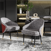 Set of 2 Dining Chairs Linen Padded Seat Chairs Home Office Commercial Furniture