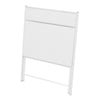 White Compact Foldable 2-Tier Workstation PC Computer Laptop Desk Table Shelf