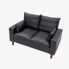 Panana 2 Seats Loveseat Couch Sofa Ottoman Upholstered Furniture for Small Space