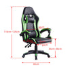 Executive Racing Gaming Chair Faux Leather Computer Desk Chair Swivel Adjustable