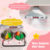 Kids Corner Kitchen Playset Pretend Wooden Play Kitchen Toy-Pink