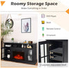Fireplace TV Stand for TVs up to 65 Inches With 2000W Electric Fireplace Insert