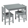Kids Table and Chairs Set Wooden Preschoolers Children's Table with 2 Chairs Set