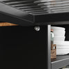 Sideboard Storage Cabinet Cupboard Buffet with Glass Door Dining Room Furniture