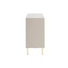 Dusk Evie Matte Taupe & Gold Effect Large Sideboard RRP £233