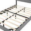 Suspension LED UPHOLSTERED BED FRAME 4FT6 Double Size With Padded Headboard UK