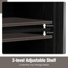 3-Drawer File Cabinet Mobile Lateral Filing Cabinet Printer Stand w/5 Wheels