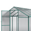 4x6/6x6/8x6/10x6FT Walk-In Greenhouse Aluminium Frame / Polycarb Panel Silver