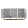 Sideboard Display Cabinet TV Stand Shelf Living Room Wooden Storage Cupboard