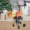 Portable Shopping Cart Folding Grocery Cart Heavy-Duty Utility Cart w/ Wheels