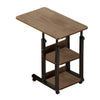Movable Sofa Bed Side End Desk Laptop Stand Computer Table Storage Shelf Trolley