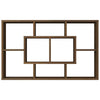 Wall Shelf Brown Oak 85x16x52.5 cm Engineered Wood