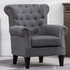 Wing Back Armchair Chesterfield Button Back Lounge Chair Scallop Shell Tub Sofa