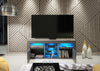 TV Unit Cabinet | TV Stand 145cm | Sideboard with High Gloss Doors | Free LED