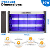 30W ELECTRIC INSECT FLY KILLER BUG MOSQUITO ZAPPER UV HOME INDOOR PEST CATCHER