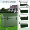 Costway Waterproof Outdoor Storage Box 658L Outdoor Tarpaulin Deck Box