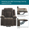 ELECTRIC POWER LIFT RISER RECLINER CHAIR SOFA ARMCHAIR W/ CUP HOLDERS & USB PORT