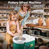 350W Electric Pottery Wheel 25cm Turntable Ceramic Forming Machine for Adults