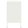 Bedside Cabinets 2 pcs White 36x39x68 Cold-rolled Steel F3R8