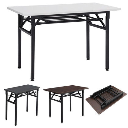 80/100/120cm Folding Computer Desk Foldable Study PC Table Laptop Home Office