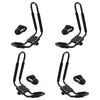 4PC Adjustable J Bars Car Roof Rack Kayak Canoe Carrier Universal H-Duty & Strap
